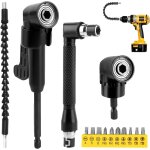 Yemaesre - 14 pices renvoi d'angle visseuse kit, 105tournevis flexible, rallonge perceuse visseuse flexible ...