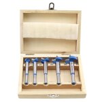 Yemaesre - lot de 5 forets a faonner avec bote de rangement en bois 15 20 25 30 35 mm