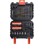 Yemaesre - a7188 - xj coffret de perage et vissage(50 pices, forets a mtal en titane 1, 5 - 6 mm, ...