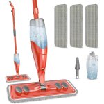 Yemaesre - balai pulvrisateur en microfibre pour nettoyage des sols ¿ balai humide et sec avec 3 tampons ...