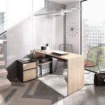Yemaesre - bureau gardena, bureau multi - positions pour le bureau ou la chambre, table d'etude d'angle ...