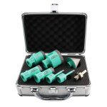 Yemaesre - diamant scie cloche carrelage - 8pcs(6 / 6 / 20 / 25 / 35 / 50mm + 50mm forets chanfreins ...