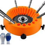Yemaesre - drill bit sharpener kit affteuse forets avec des gants outils polissage polyvalents pour ...