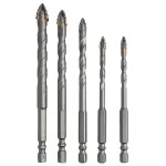 Yemaesre - ensemble de forets excentriques dentels multi - tailles pour maonnerie, carrelage, bois ...