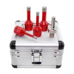 Yemaesre - forets diamant 5 pices / bote6 / 8 / 10 / 12mm trpans et adaptateur pour carrelage porcelaine ...