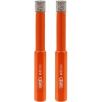 Yemaesre - foret diamant sec - 2 pices 8mm trpan diamant avec changement rapide tige hexagonale pour ...