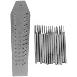 Yemaesre - jeu de tarauds et filires 14 pices, ensemble de tarauds et filires miniatures en mtal ...