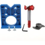 Yemaesre - kit de gabarit de charnire de 35 mm charnire ennuyeuse foret trou guide de perage localisateur ...