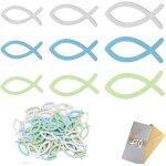 Yemaesre - poissons en bois, dcoration de poisson en bois mini verse spa deco communion ¿ 180 dcorations ...