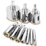 Yemaesre - scie cloche diamant 10pcs, foret diamant avec foret guidage central, scie cloche carrelage ...
