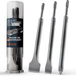 Yemaesre - sds - plus jeu de burins 3 pices - jeu complet avec burin plat, burin large et burin pointu ...