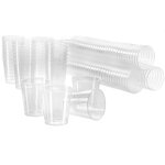 Ytfhg - ® 120 pices x gobelets rutilisables - verres  liqueur pour les ftes, le camping et les dplacemen ...