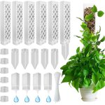 Ytseazn - tuteur sphaigne, lot de 6 tuteur monstera, tuteur plante grimpante, 4 epingles, 4 flacons goutte ...