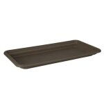 Soucoupe pot plateaux - zanvic - rectangulaire - plastique - 60 x 31 x 3 cm - couleur bronze Soucoupe pot plateaux - zanvic - rectangulaire - plastique - 60 x 31 x 3 cm - couleur bronze