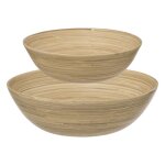2 saladiers 25 et 30 cm bambou
