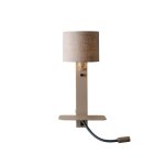 Applique florence liseuse sable abat - jour lin fonce Applique florence liseuse sable abat - jour lin fonce
