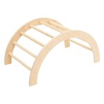 Arche d''escalade enfant, pin, l. 79 x p. 50 x h. 40 cm Arche d''escalade enfant, pin, l. 79 x p. 50 x h. 40 cm