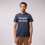 Arcy t - shirt cotton bleu marine en coton