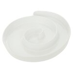 Assiette de prsentation cherry cherie blanc
