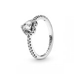Bague coeur �lev� pandora timeless