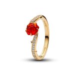 Bague disney la belle et la bête rose enchantée Bague disney la belle et la bête rose enchantée