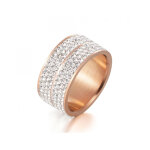 Bague elodie myc - paris - or ros et cristal