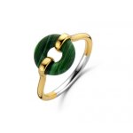 Bague anneau vert femme 12236ma Bague anneau vert femme 12236ma