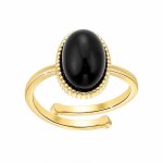 Bagues femme - b2457 - black - onyx - angèle m Bagues femme - b2457 - black - onyx - angèle m
