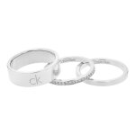 Bague femme calvin klein bijoux ck trio - 35000794 acier argent