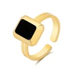 Bague femme pixies bijoux - pra0001 - 1bko acier noir