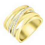 Bague femme so charm - b2925 - dore - bague femme dor�e