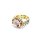 Bague femme swarovski chroma - 570630 plaqu or multicolore