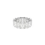Bague femme swarovski matrix - 570927 m�tal rhodi� argent