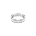 Bague femme swarovski matrix - 571433 m�tal rhodi� argent