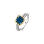 Bague femme ti sento - 12399db argent 925 / 1000 bleu