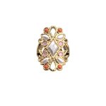 Bague les georgettes doré 704434801080 p - rosace Bague les georgettes doré 704434801080 p - rosace