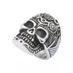 Bague homme en acier noir g - force bijoux bgfba0001 - 58