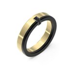 Bague homme guess bijoux guess noir - jumr05106jwyg acier dor�