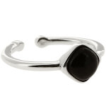 Bague kosma ella brsl0438 - argent - métal argenté & onyx noir femme Bague kosma ella brsl0438 - argent - métal argenté & onyx noir femme