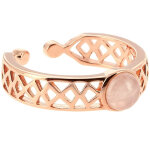 Bague kosma paris - collection mia doré rose & quartz rose Bague kosma paris - collection mia doré rose & quartz rose