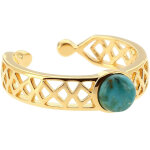 Bague kosma paris - collection mia doré & turquoise Bague kosma paris - collection mia doré & turquoise