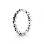 Bague pandora moments couronne d'étoiles noires asymétriques - argent Bague pandora moments couronne d'étoiles noires asymétriques - argent