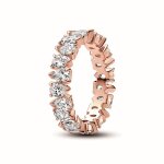 Bague pandora timeless - anneau alternance scintillant