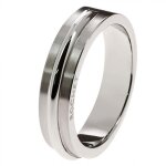 Bague rochet a0420 - bague alliance argente rochet
