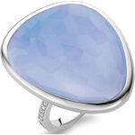 Bague ti sento 12001la - bague bleue argent ti sento bijoux