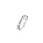 Bague ti sento 1953zi - bague argent cristaux blancs femme