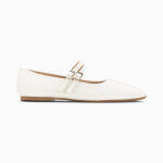 Ballerines luce blanches  doubles brides