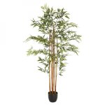 Bambou artificiel en pot h180