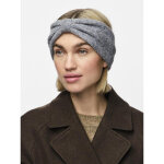 Bandeau en tissu ctel moella gris clair meg