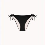Bas de maillot de bain bikini  nouer - noir